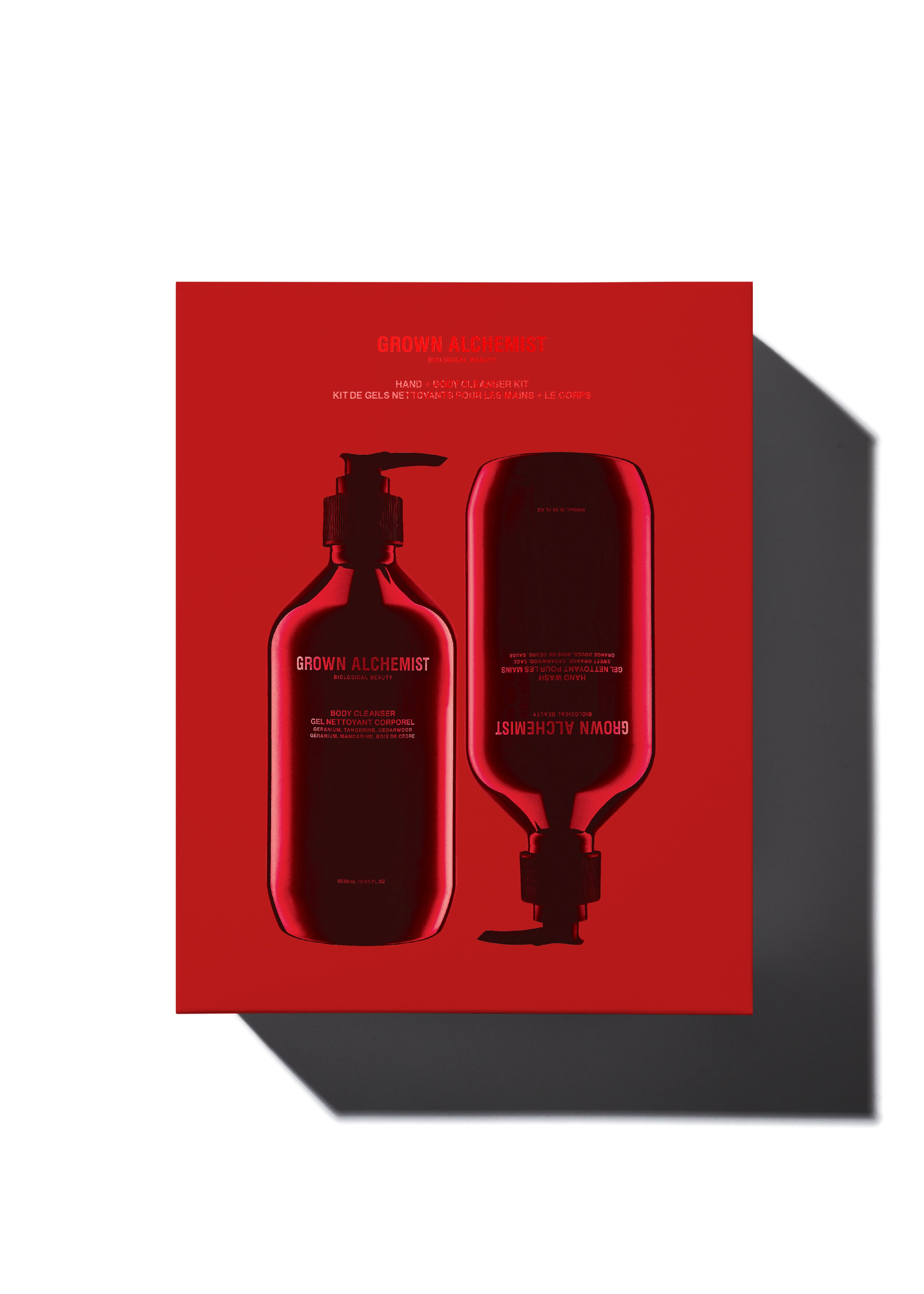 Очисний набір для інтенсивного відновлення та пружності рук і тіла Grown Alchemist Hand + Body Cleanser Gift Set